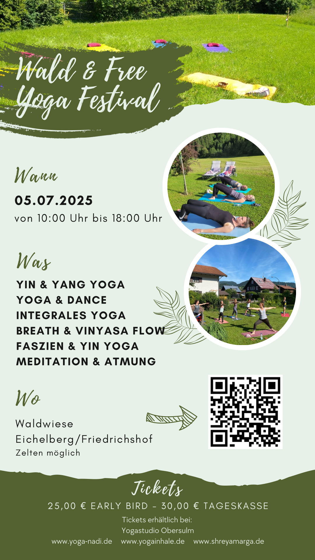 Wald & Free Yoga Festival (Story) Warum wandern & Yoga?